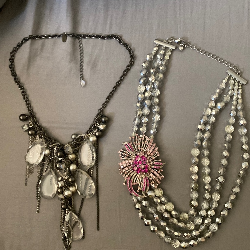 White House black market and express necklaces